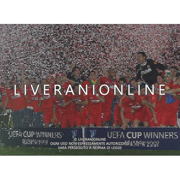 Glasgow (UK) 16-05-2007 Finale Coppa UEFA 2006/07 RCD Espanyol-Siviglia FC nella foto esultanza siviglia ph marco luzzani/ag aldo liverani s.a.s. 