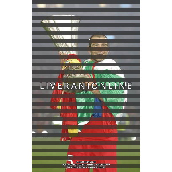 Glasgow (UK) 16-05-2007 Finale Coppa UEFA 2006/07 RCD Espanyol-Siviglia FC nella foto maresca con la coppa uefa ph marco luzzani/ag aldo liverani s.a.s. 