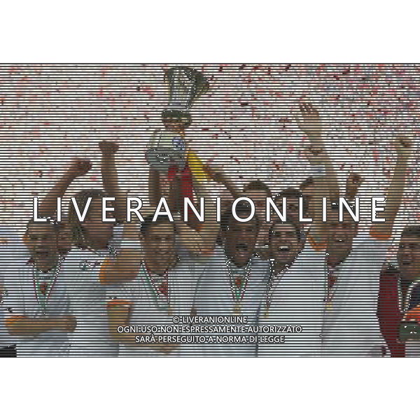 INTER -ROMA COPPA ITALIA TIM 17/05/2007 NELLA FOTO LA ROMA VINCE LA COPPA ITALIA FOTO ANDRY-AG ALDO LIVERANI