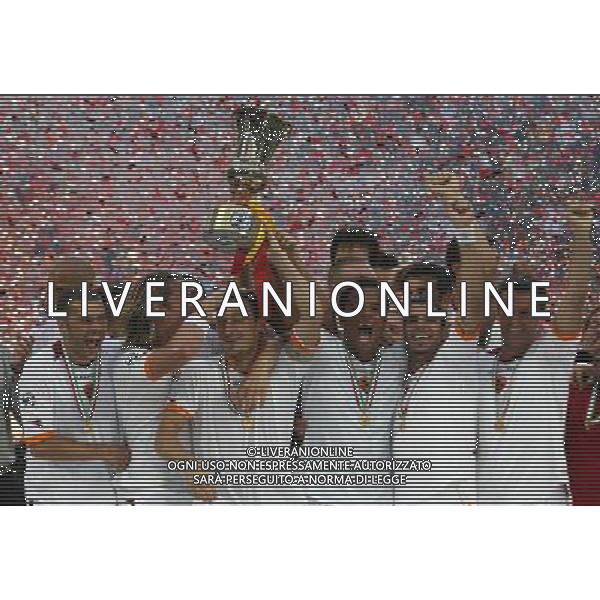INTER -ROMA COPPA ITALIA TIM 17/05/2007 NELLA FOTO LA ROMA VINCE LA COPPA ITALIA FOTO ANDRY-AG ALDO LIVERANI