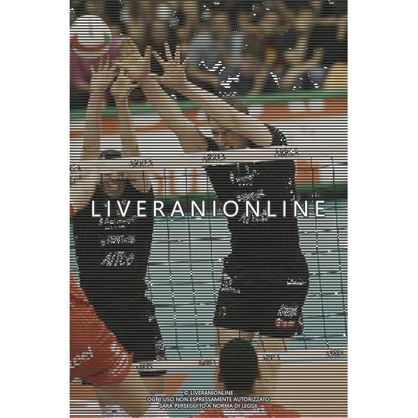 TREVISO 17/05/2007 SERIE A1 TIM 2006/2007 FINALI PLAY OFF -GARA 3 COPRA BERNI PIACENZA- SISLEY TREVISO NELLA FOTO:MURO DI ENDRES GUSTAVO E VALERIO VERMIGLIO FOTO PAOLA GARBUIO/AG.ALDO LIVERANI