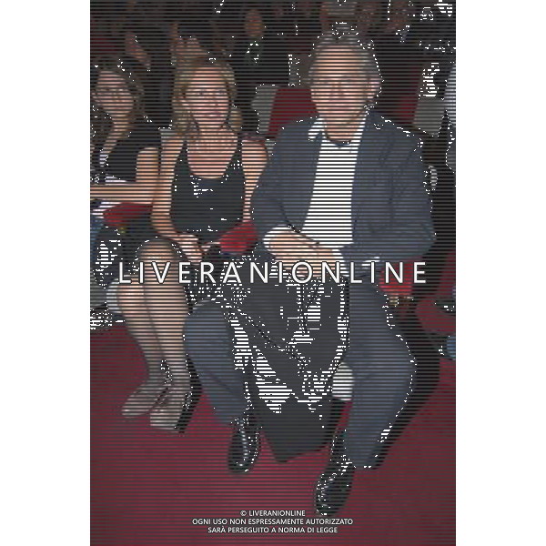 ROMA 17/05/2007 TEATRO SISTINA ANTEPRIMA DI ÒCABARETÒdi MICHELLE HUNZIKER NELLA FOTO GIULIO SCARPATO CON NORA FOT BRUNI-AG ALDO LIVERANI