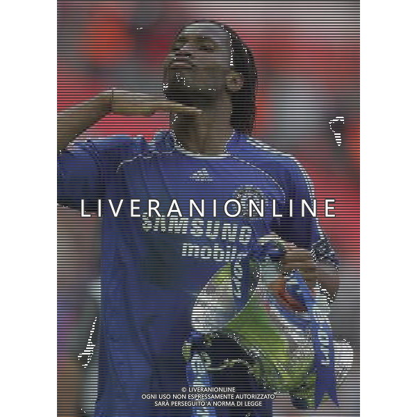 WEMBLEY FINALE DI COPPA D\'INGHILTERRA CHELSEA-MANCHESTER UNITED 19/05/2007 NELLA FOTO Didier Drogba FOTO POZZETTI-AG ALDO LIVERANI