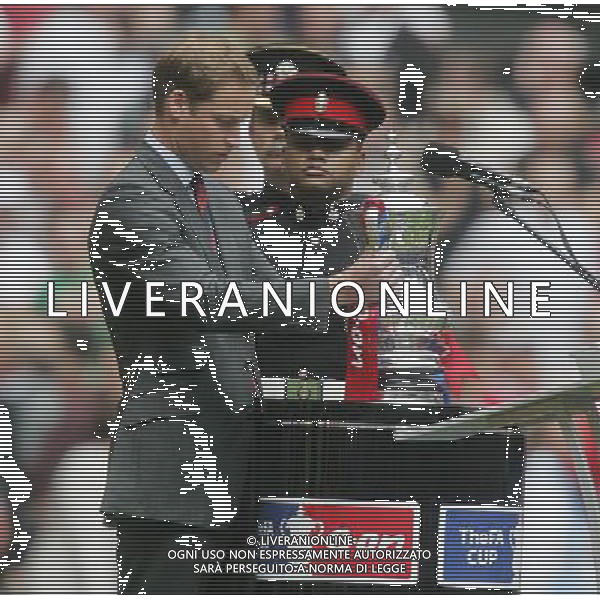 WEMBLEY FINALE DI COPPA D\'INGHILTERRA CHELSEA-MANCHESTER UNITED 19/05/2007 NELLA FOTO Prince Williams FOTO POZZETTI-AG ALDO LIVERANI