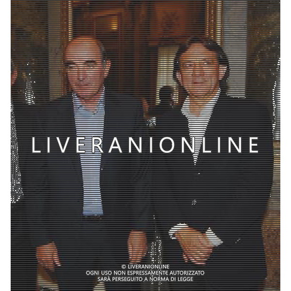 ÒGli incontri del GiornoÓ al ÒCircolo della StampaÓ Milano 21/05/2007 nella foto Mariolino Corso e Roberto Boninsegna ph Romano/Ag. Aldo Liverani