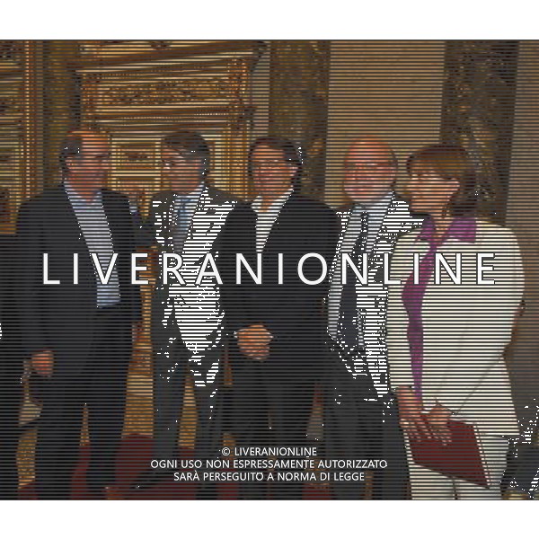 ÒGli incontri del GiornoÓ al ÒCircolo della StampaÓ Milano 21/05/2007 nella foto Mariolino Corso con Massimo Moratti, Roberto Boninsegna e Giovanni Morandi ph Romano/Ag. Aldo Liverani