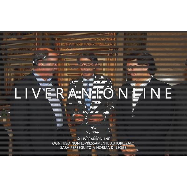 ÒGli incontri del GiornoÓ al ÒCircolo della StampaÓ Milano 21/05/2007 nella foto Mariolino Corso con Massimo Moratti e Roberto Boninsegna ph Romano/Ag. Aldo Liverani