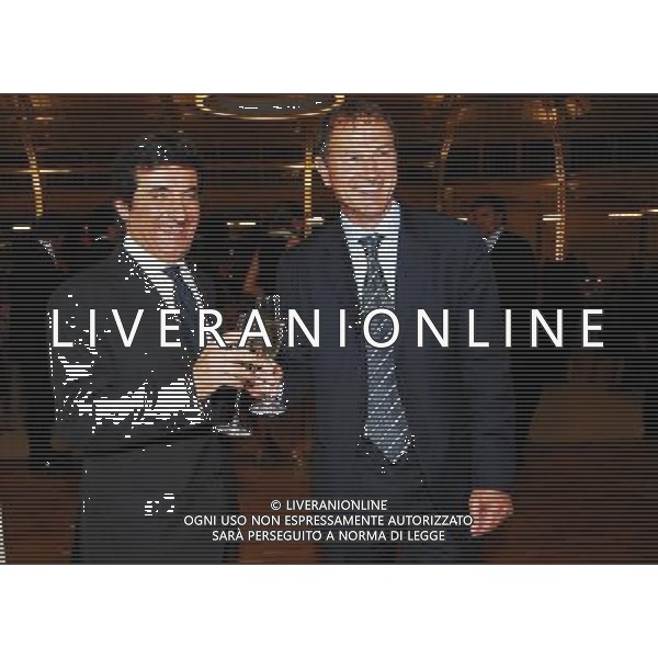 MILANO 21/5/2007 VIA PIRANESI, 14 FESTA DI COMPLEANNO DI URBANO CAIRO NELLA FOTO URBANO CAIRO E GIOVANNI DI BIASE FOTO MARIO ROMANO/AG ALDO LIVERANI