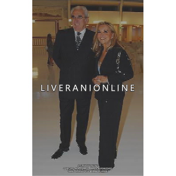 MILANO 21/5/2007 PALAGHIACCI VIA PIRANESI, 14 FESTA DI COMPLEANNO DI URBANO CAIRO NELLA FOTO SILVANA GIACOBINI CON IL MARITO FOTO MARIO ROMANO/AG ALDO LIVERANI