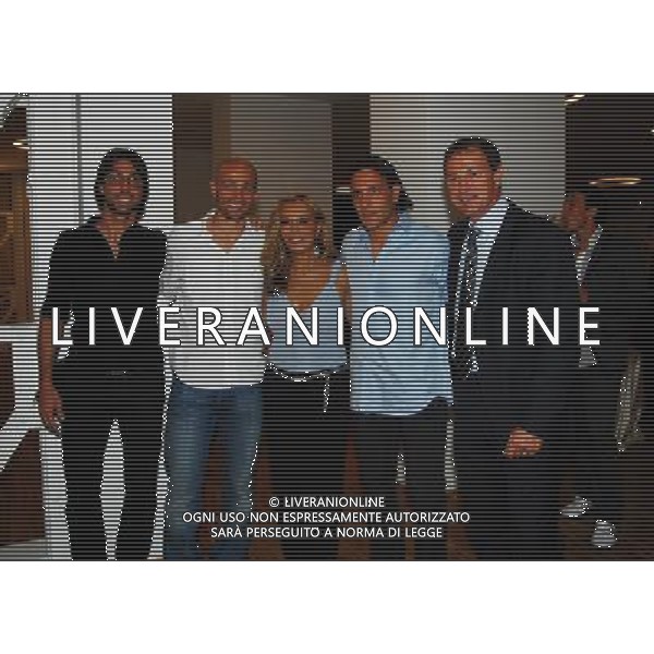 MILANO 21/5/2007 VIA PIRANESI, 14 FESTA DI COMPLEANNO DI URBANO CAIRO NELLA FOTO OSCAR BREVI, SILVANA GIACOBINI, ROBERTO MUZZI E GIANNI DE BIASI FOTO MARIO ROMANO/AG ALDO LIVERANI