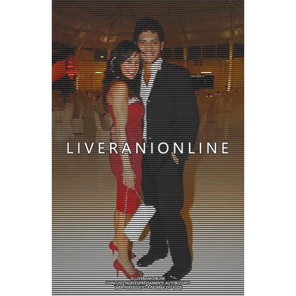 MILANO 21/5/2007 VIA PIRANESI, 14 FESTA DI COMPLEANNO DI URBANO CAIRO NELLA FOTO MELITA TONIOLO CON ALESSANDRO (GF7) FOTO MARIO ROMANO/AG ALDO LIVERANI