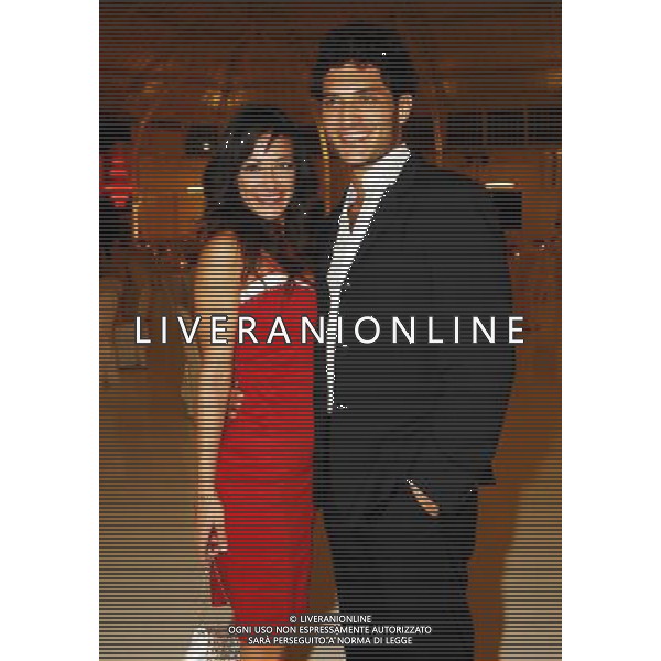 MILANO 21/5/2007 VIA PIRANESI, 14 FESTA DI COMPLEANNO DI URBANO CAIRO NELLA FOTO MELITA TONIOLO CON ALESSANDRO (GF7) FOTO MARIO ROMANO/AG ALDO LIVERANI