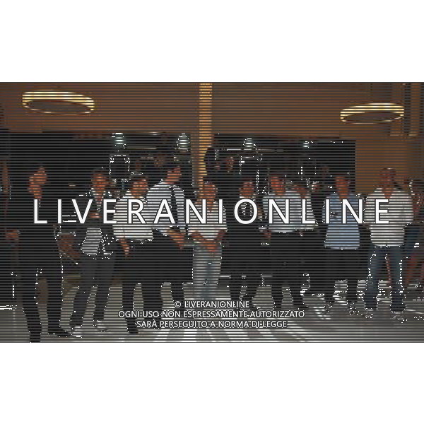 MILANO 21/5/2007 VIA PIRANESI, 14 FESTA DI COMPLEANNO DI URBANO CAIRO NELLA FOTO URBANO CAIRO CON GIOVANNI DE BLASI ED ALCUNI GIOCATORI DEL TORINO FOTO MARIO ROMANO/AG ALDO LIVERANI