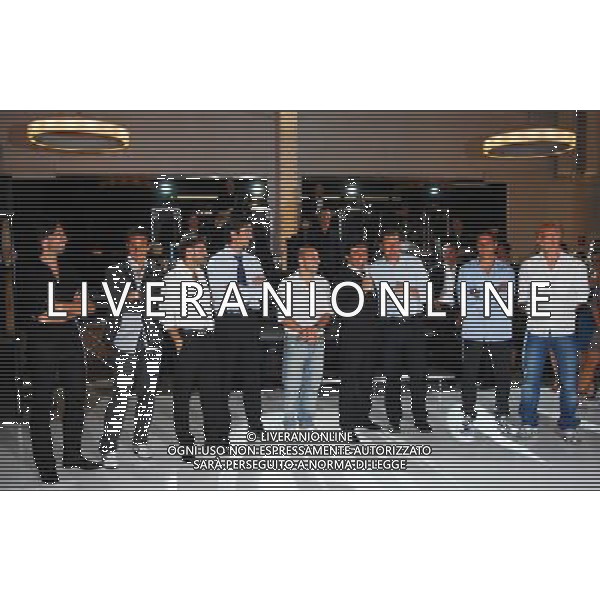 MILANO 21/5/2007 VIA PIRANESI, 14 FESTA DI COMPLEANNO DI URBANO CAIRO NELLA FOTO URBANO CAIRO CON GIOVANNI DE BLASI ED ALCUNI GIOCATORI DEL TORINO FOTO MARIO ROMANO/AG ALDO LIVERANI