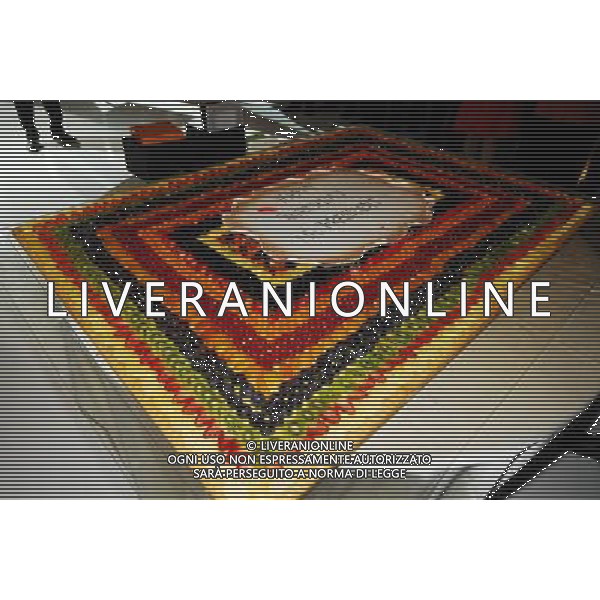 MILANO 21/5/2007 VIA PIRANESI, 14 FESTA DI COMPLEANNO DI URBANO CAIRO NELLA FOTO LA TORTA DI COMPLEANNO FOTO MARIO ROMANO/AG ALDO LIVERANI