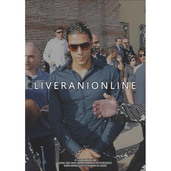 Funerali di Vincenzo Bellavista Presidente Rimini Calcio 23.05.2007 Nella Foto:Sergio Floccari giocatore del Messina ed ex del Rimini /Ag. Aldo Liverani