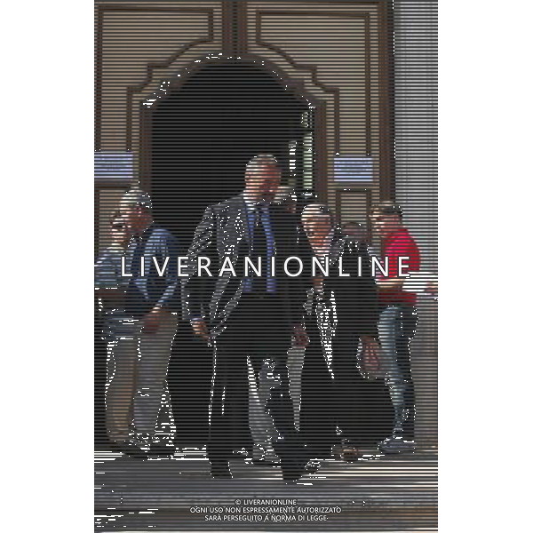 Funerali di Vincenzo Bellavista Presidente Rimini Calcio 23.05.2007 Nella Foto:Giorgio Lugaresi Presidente del Cesena /Ag. Aldo Liverani