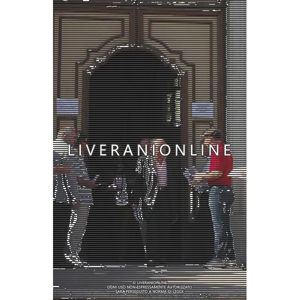 Funerali di Vincenzo Bellavista Presidente Rimini Calcio 23.05.2007 Nella Foto:Tonino Guerra /Ag. Aldo Liverani