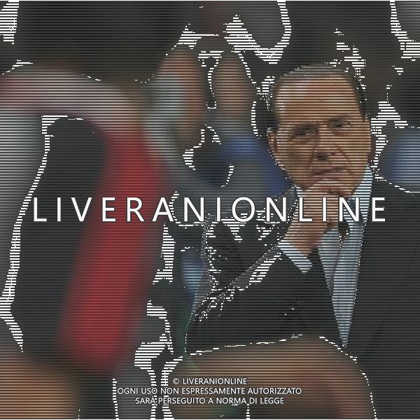Milan - Liverpool finale Champions League Stadio Olimpico di Atene 23/05/2007 nella foto Silvio Berlusconi ph andry/Ag. Aldo Liverani