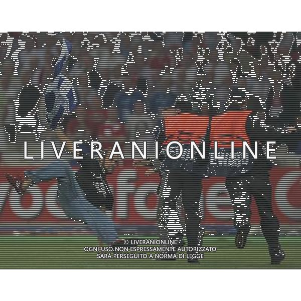Milan - Liverpool finale Champions League Stadio Olimpico di Atene 23/05/2007 nella foto invasore di campo ph andry/Ag. Aldo Liverani
