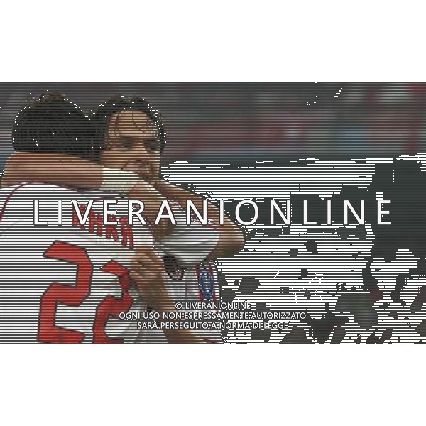 Milan - Liverpool finale Champions League Stadio Olimpico di Atene 23/05/2007 nella foto esultanza dopo il secondo gol di filippo inzaghi del 2-0 con kaka\' ph andry/Ag. Aldo Liverani