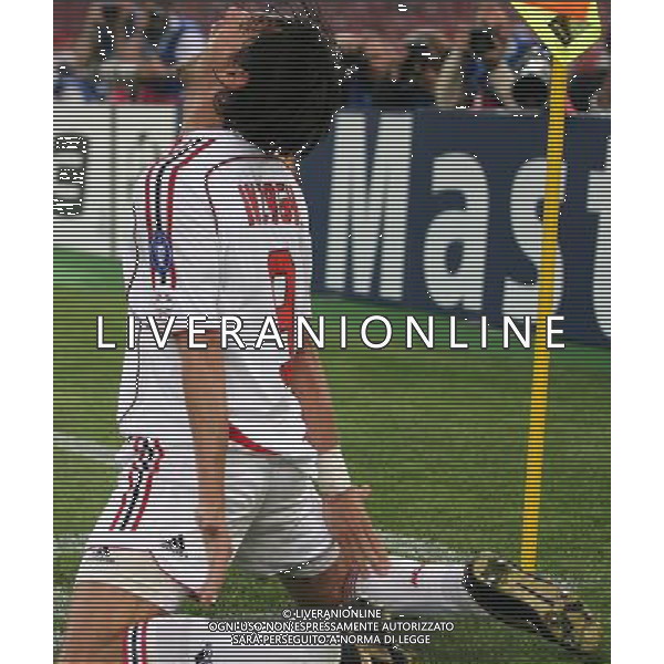 Milan - Liverpool finale Champions League Stadio Olimpico di Atene 23/05/2007 nella foto esultanza dopo il secondo gol di filippo inzaghi del 2-0 ph andry/Ag. Aldo Liverani
