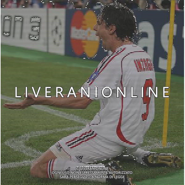 Milan - Liverpool finale Champions League Stadio Olimpico di Atene 23/05/2007 nella foto esultanza dopo il secondo gol di filippo inzaghi del 2-0 ph andry/Ag. Aldo Liverani