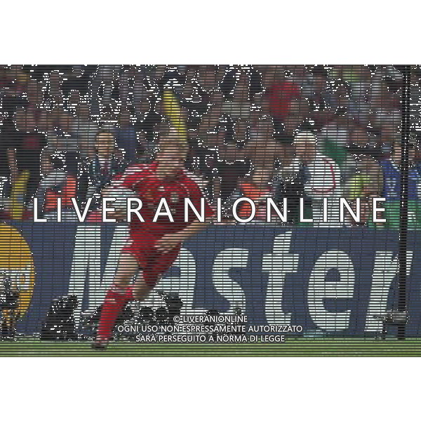 Milan - Liverpool finale Champions League Stadio Olimpico di Atene 23/05/2007 nella foto esultanza di Dirk Kuyt dopo il gol del 2-1 ph Pozzetti IPS/Ag. Aldo Liverani