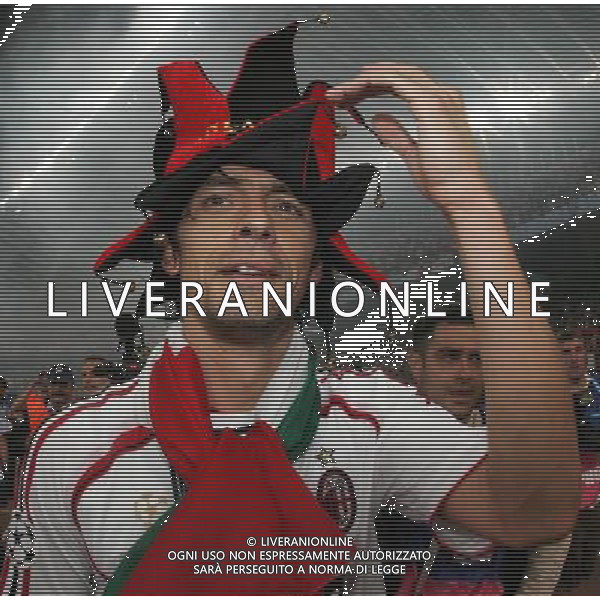 Milan - Liverpool finale Champions League Stadio Olimpico di Atene 23/05/2007 Festeggiamenti per la vittoria del Milan campione nella foto esultanza di filippo inzaghi ph andry/Ag. Aldo Liverani