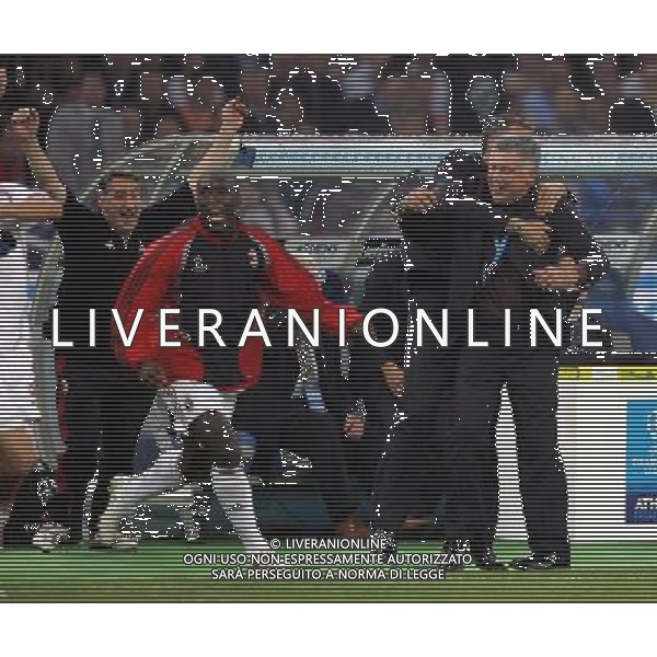 ATENE 23/05/2007 MILAN LIVERPOOL FINALE DI CHAMPIONS LEAGUE NELLA FOTO carlo ancelotti FOTO LUZZANI MARCO