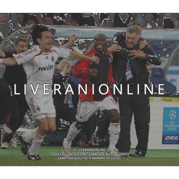 ATENE 23/05/2007 MILAN LIVERPOOL FINALE DI CHAMPIONS LEAGUE NELLA FOTO CARLO ANCELOTTI FOTO LUZZANI MARCO