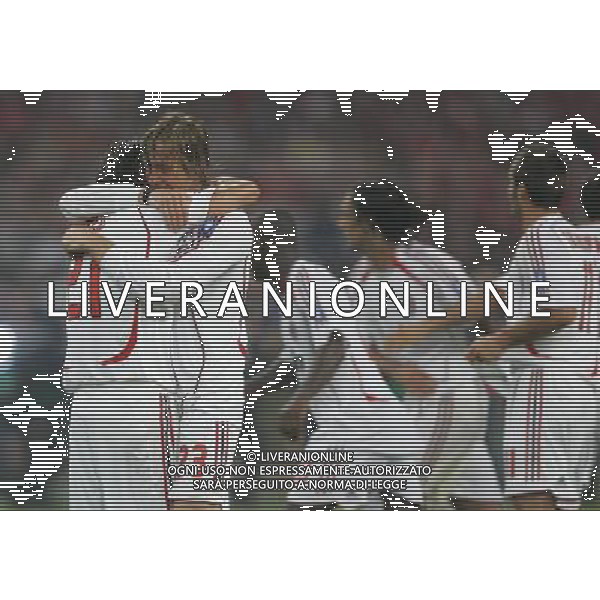ATENE 23/05/2007 MILAN LIVERPOOL FINALE DI CHAMPIONS LEAGUE NELLA FOTO ABBRACCI MILAN FOTO LUZZANI MARCO