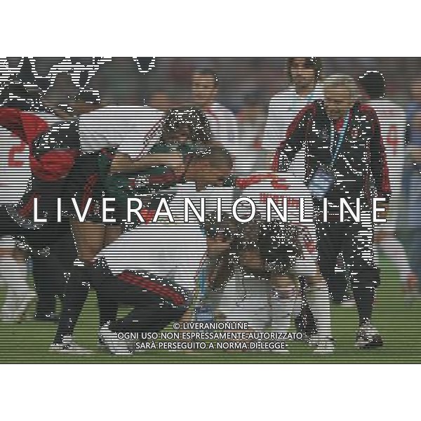 ATENE 23/05/2007 MILAN LIVERPOOL FINALE DI CHAMPIONS LEAGUE NELLA FOTO ESULTANZA MILAN FOTO LUZZANI MARCO