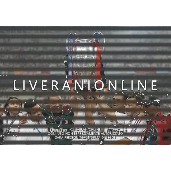 ATENE 23/05/2007 MILAN LIVERPOOL FINALE DI CHAMPIONS LEAGUE NELLA FOTO IL MILAN VINCE LA COPPA DEI CAMPIONI FOTO LUZZANI MARCO