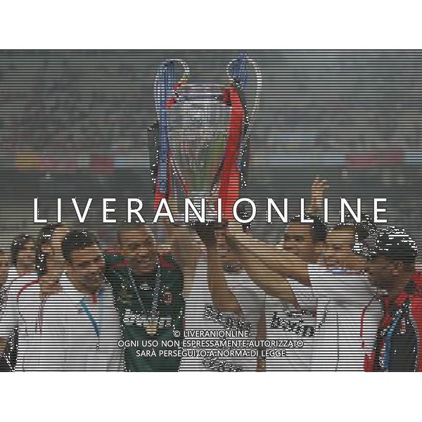 ATENE 23/05/2007 MILAN LIVERPOOL FINALE DI CHAMPIONS LEAGUE NELLA FOTO IL MILAN VINCE LA COPPA DEI CAMPIONI FOTO LUZZANI MARCO