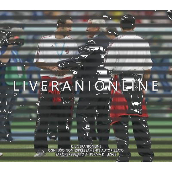 ATENE 23/05/2007 MILAN LIVERPOOL FINALE DI CHAMPIONS LEAGUE NELLA FOTO MARCELLO LIPPI-ALBERTO GILARDINO FOTO LUZZANI MARCO