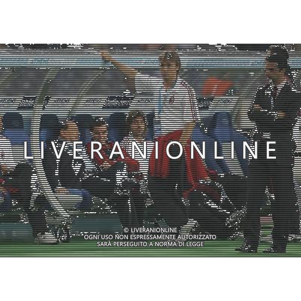 ATENE 23/05/2007 MILAN LIVERPOOL FINALE DI CHAMPIONS LEAGUE NELLA FOTO SILVIO BERLUSCONI FOTO LUZZANI MARCO