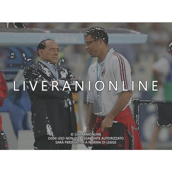 ATENE 23/05/2007 MILAN LIVERPOOL FINALE DI CHAMPIONS LEAGUE NELLA FOTO ronaldo con silvio berlusconi FOTO LUZZANI MARCO