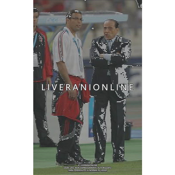 ATENE 23/05/2007 MILAN LIVERPOOL FINALE DI CHAMPIONS LEAGUE NELLA FOTO ronaldo con silvio berlusconi FOTO LUZZANI MARCO