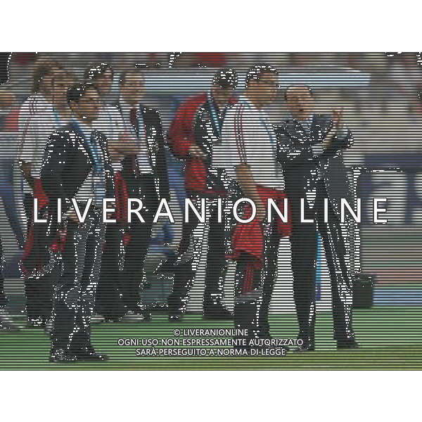 ATENE 23/05/2007 MILAN LIVERPOOL FINALE DI CHAMPIONS LEAGUE NELLA FOTO ronaldo con silvio berlusconi FOTO LUZZANI MARCO