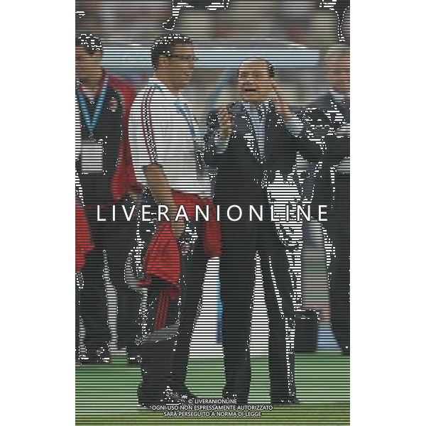 ATENE 23/05/2007 MILAN LIVERPOOL FINALE DI CHAMPIONS LEAGUE NELLA FOTO ronaldo con silvio berlusconi FOTO LUZZANI MARCO