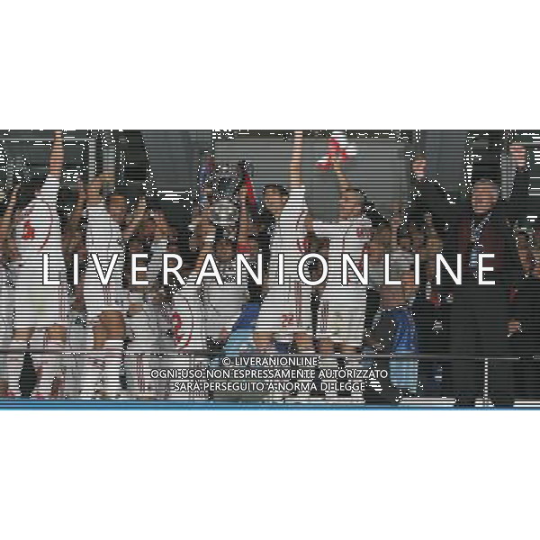 ATENE 23/05/2007 MILAN LIVERPOOL FINALE DI CHAMPIONS LEAGUE NELLA FOTO IL MILAN VINCE LA COPPA DEI CAMPIONI FOTO LUZZANI MARCO