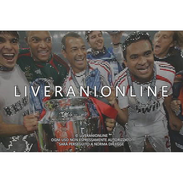 ATENE 23/05/2007 MILAN LIVERPOOL FINALE DI CHAMPIONS LEAGUE NELLA FOTO KAKA-DIDA-CAFU-SERGINHO FOTO LUZZANI MARCO