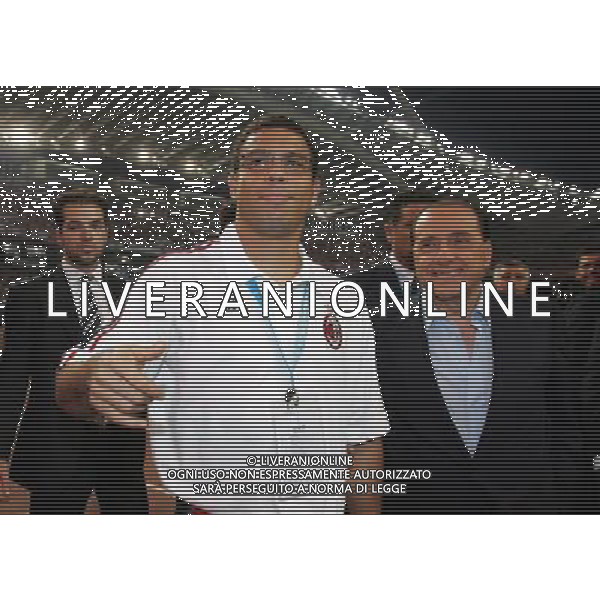 ATENE 23/05/2007 MILAN LIVERPOOL FINALE DI CHAMPIONS LEAGUE NELLA FOTO SILVIO BERLUSCONI-RONALDO FOTO LUZZANI MARCO
