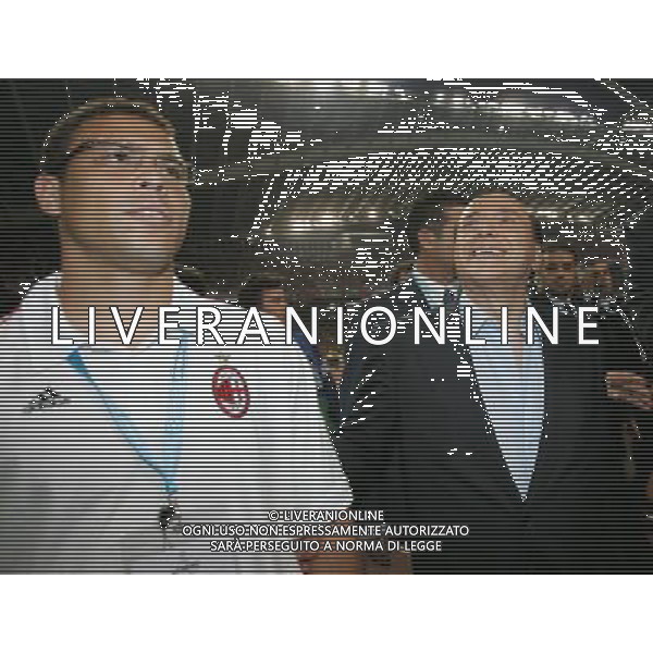 ATENE 23/05/2007 MILAN LIVERPOOL FINALE DI CHAMPIONS LEAGUE NELLA FOTO SILVIO BERLUSCONI-RONALDO FOTO LUZZANI MARCO