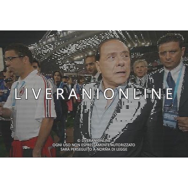 ATENE 23/05/2007 MILAN LIVERPOOL FINALE DI CHAMPIONS LEAGUE NELLA FOTO SILVIO BERLUSCONI FOTO LUZZANI MARCO