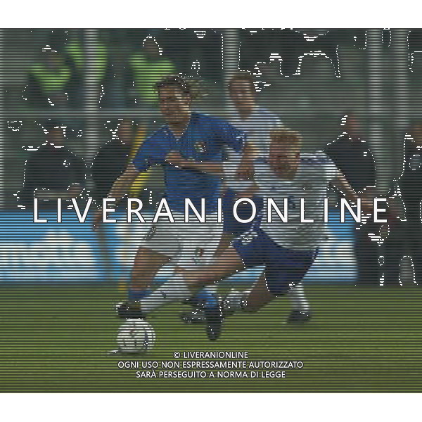 PALERMO 29/03/2003 ITALIA - FINLANDIA NELLA FOTO FRANCESCO TOTTI AGENZIA ALDO LIVERANI