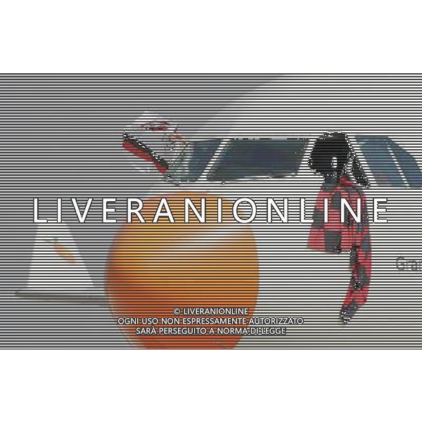 Arrivo alla Malpensa dei giocatori del Milan campione d\'Europa vincitori della Champions League vinta contro il Liverpool 24/05/2007 nella foto l\'aereo con le bandiere del milan ph Andry/ag. Aldo Liverani