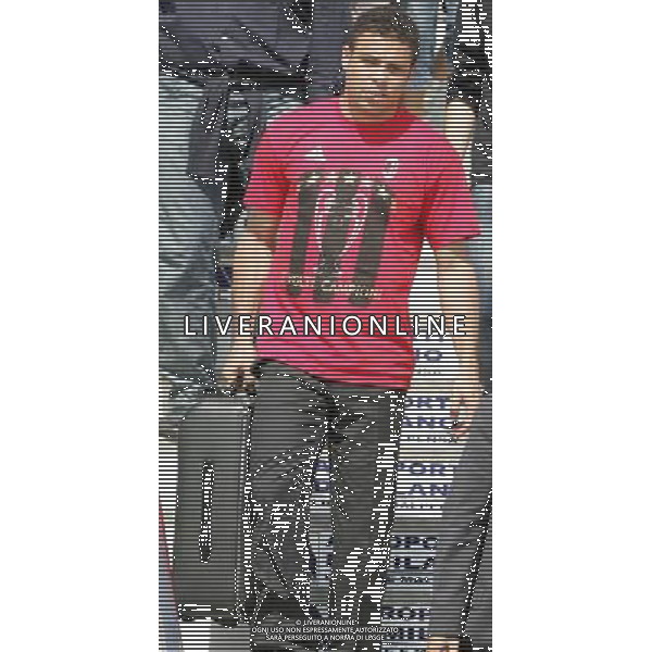 Arrivo alla Malpensa dei giocatori del Milan campione d\'Europa vincitori della Champions League vinta contro il Liverpool 24/05/2007 nella foto Ronaldo ph Andry/ag. Aldo Liverani