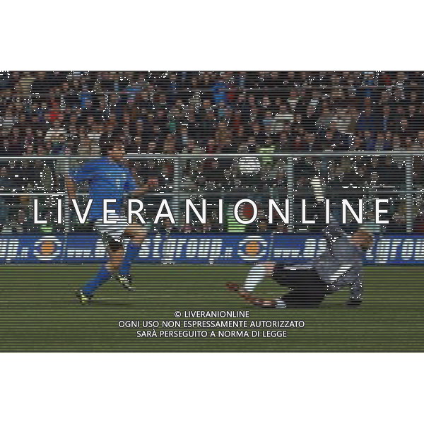 PALERMO 29/03/2003 ITALIA - FINLANDIA NELLA FOTO SECONDO GOL DI CHRISTIAN VIERI AGENZIA ALDO LIVERANI